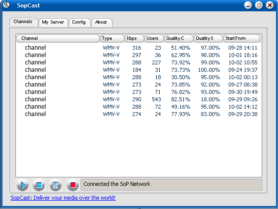 Tv Ants Channel Search, p2p Streams